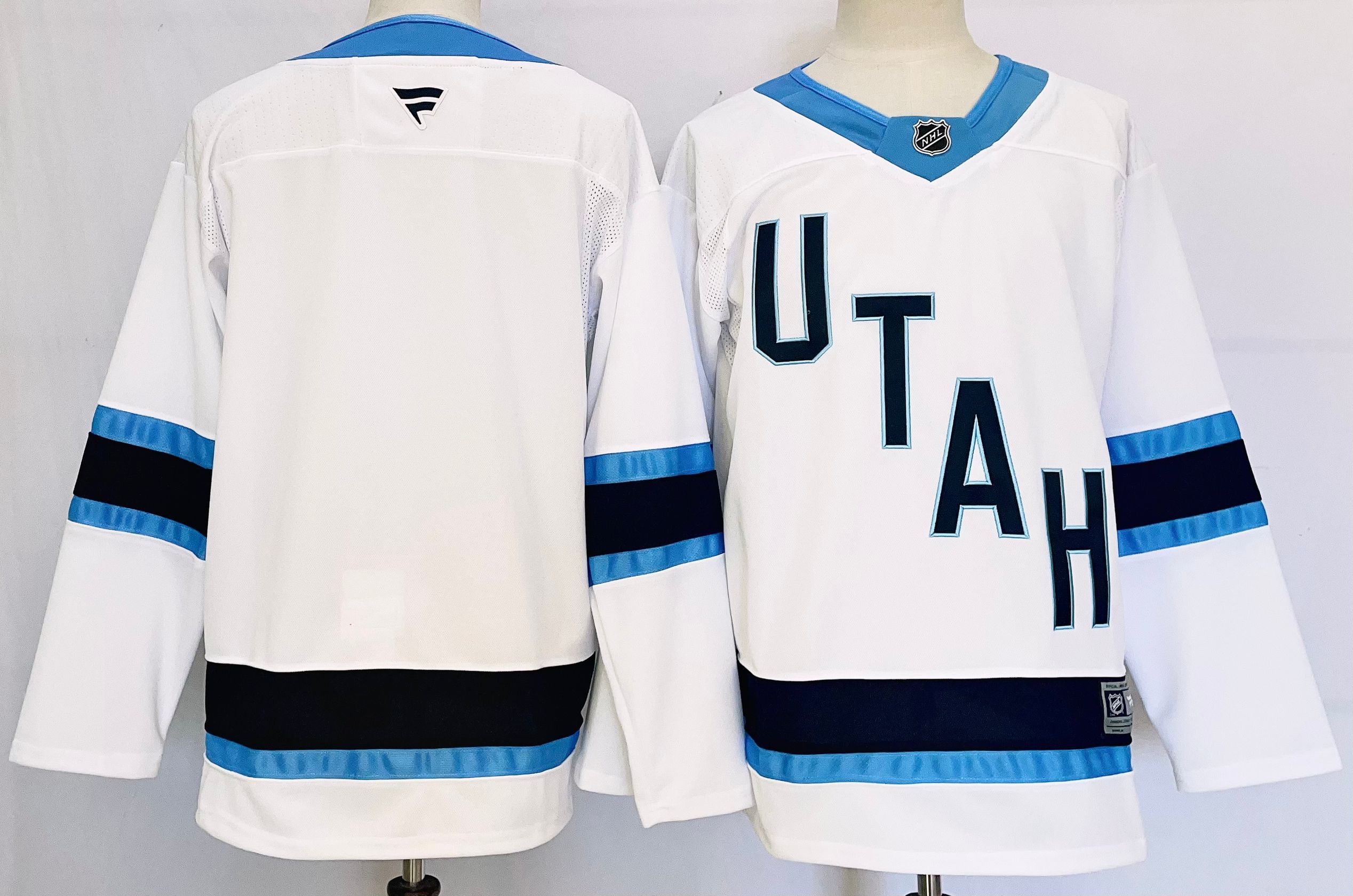 Men Utah Hockey Club Blank White 2025 Home Premier Player NHL Jersey